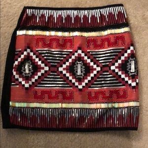 Never worn sequin skirt